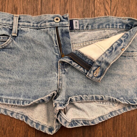 Stone Denim Jean Short-Shorts (Size 0) - Picture 1 of 4